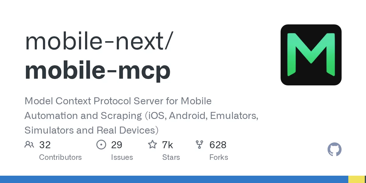 Mobile MCP 移动端自动化技能 网站预览