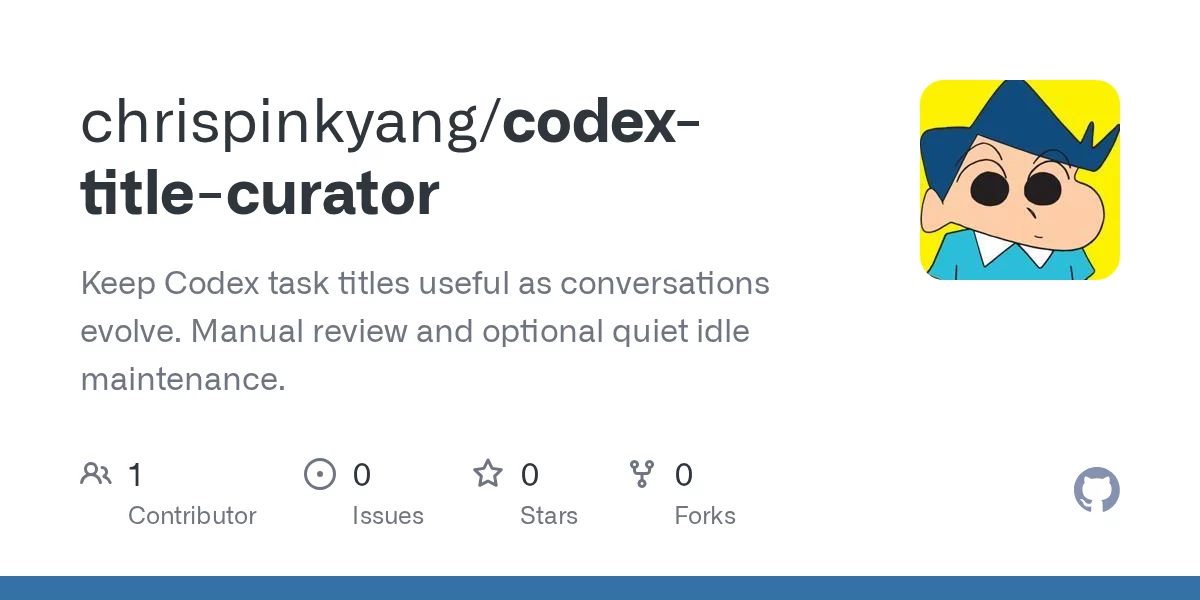 Codex Title Curator 网站预览