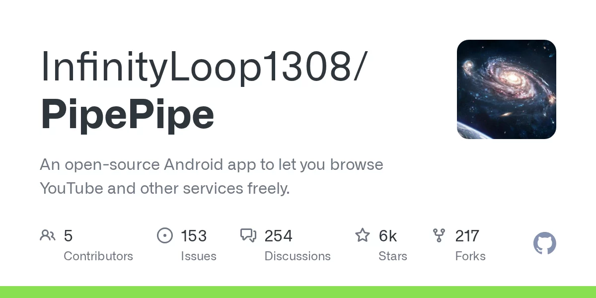 PipePipe 网站预览