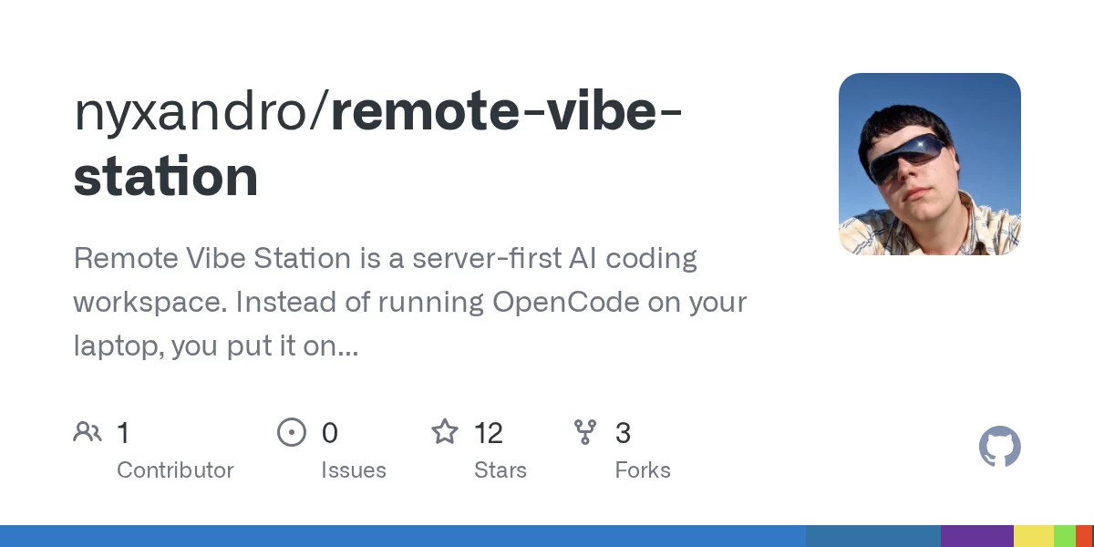 Remote Vibe Station 网站预览
