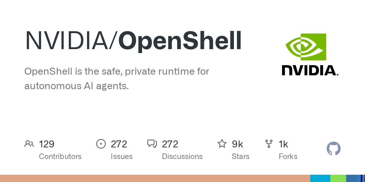 NVIDIA OpenShell 网站预览