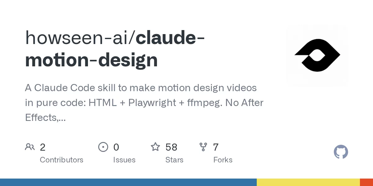 claude-motion-design 网站预览