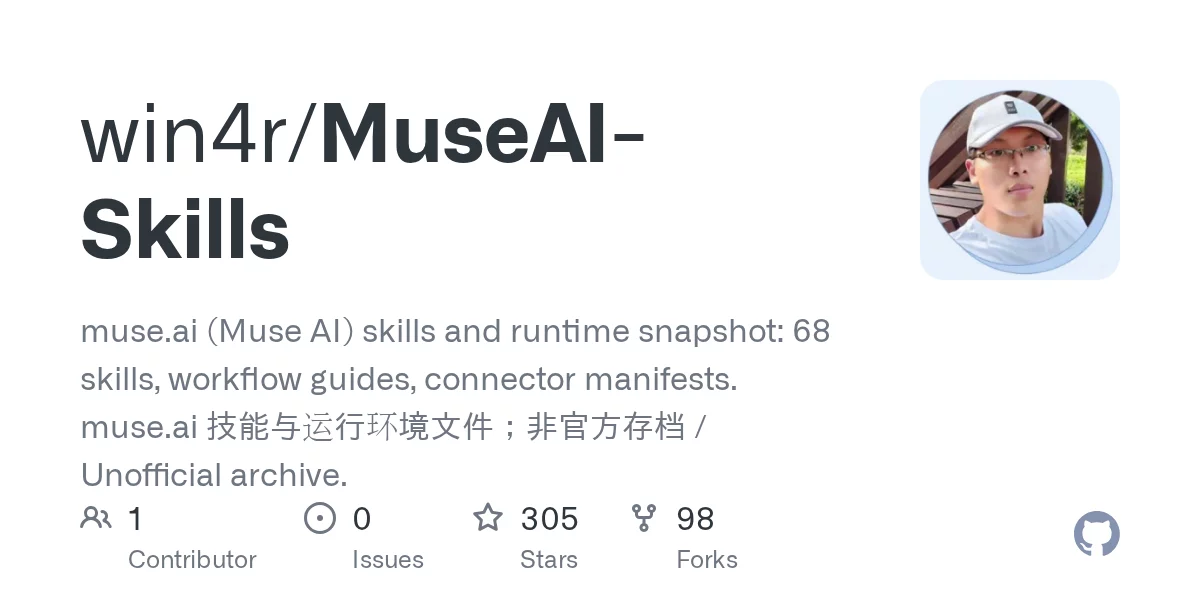 MuseAI-Skills 网站预览