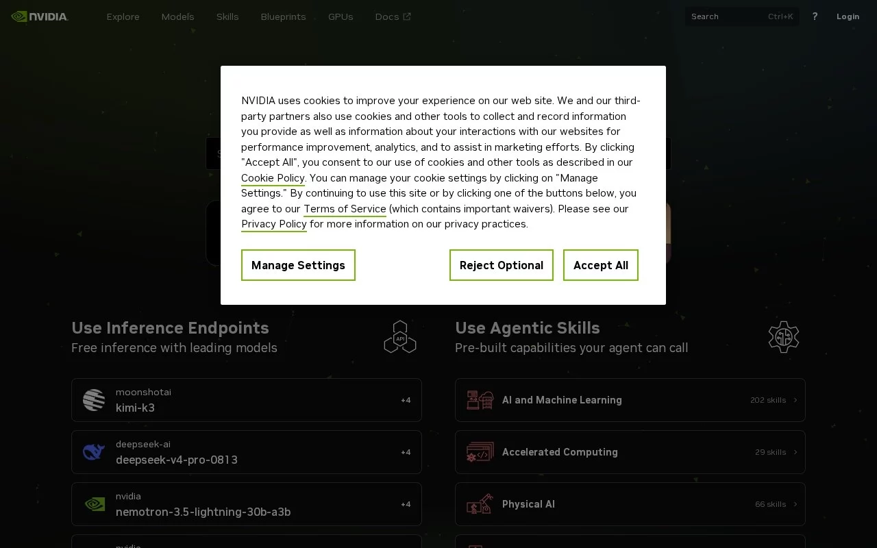 NVIDIA OpenShell 网站预览