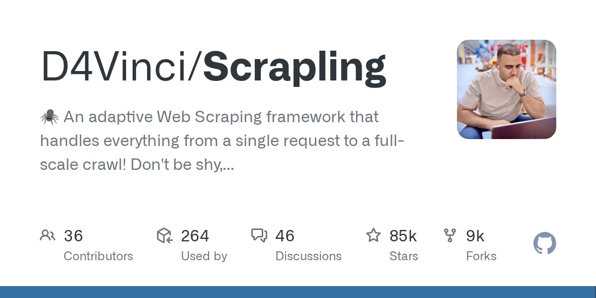 Scrapling 网站预览