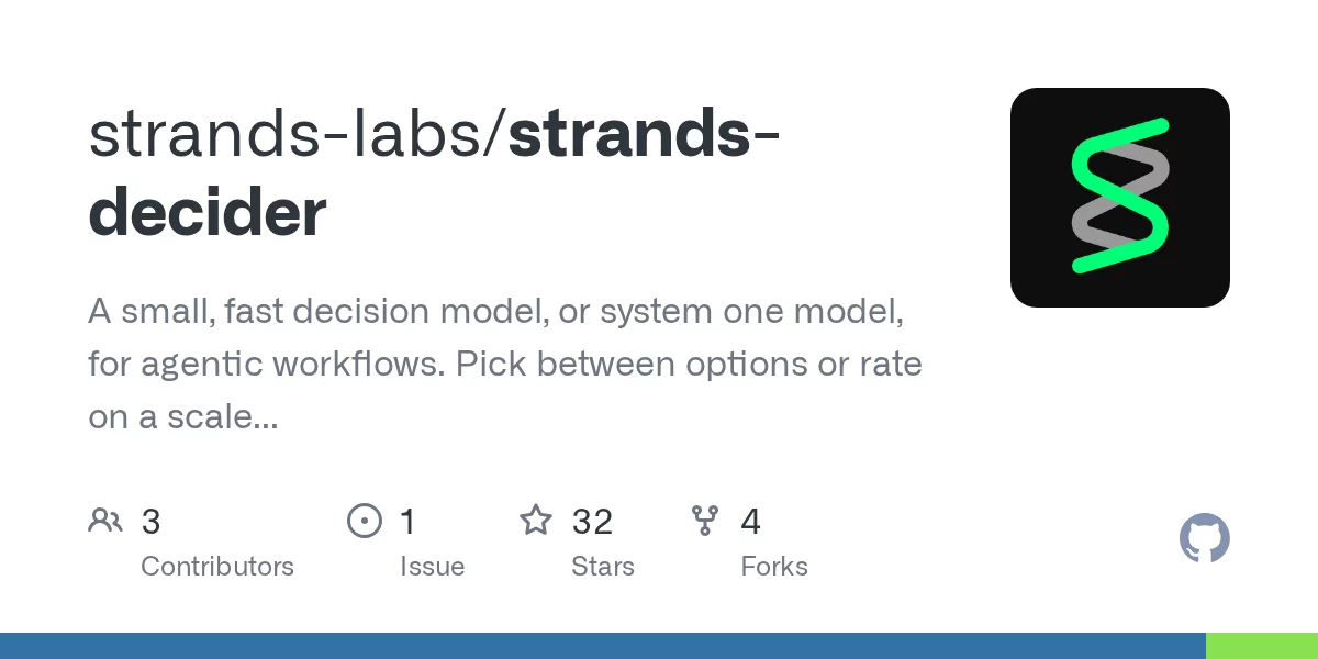 AWS Strands Decider 网站预览