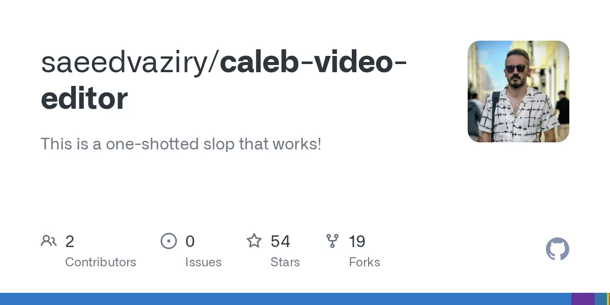 caleb-video-editor 网站预览