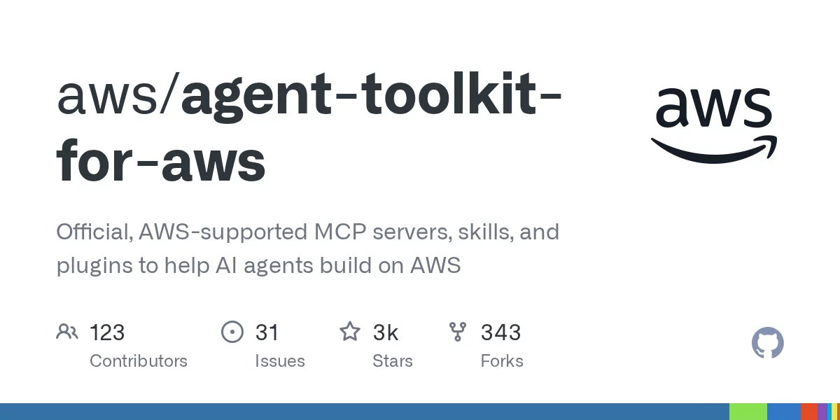 AWS Agent Toolkit 网站预览
