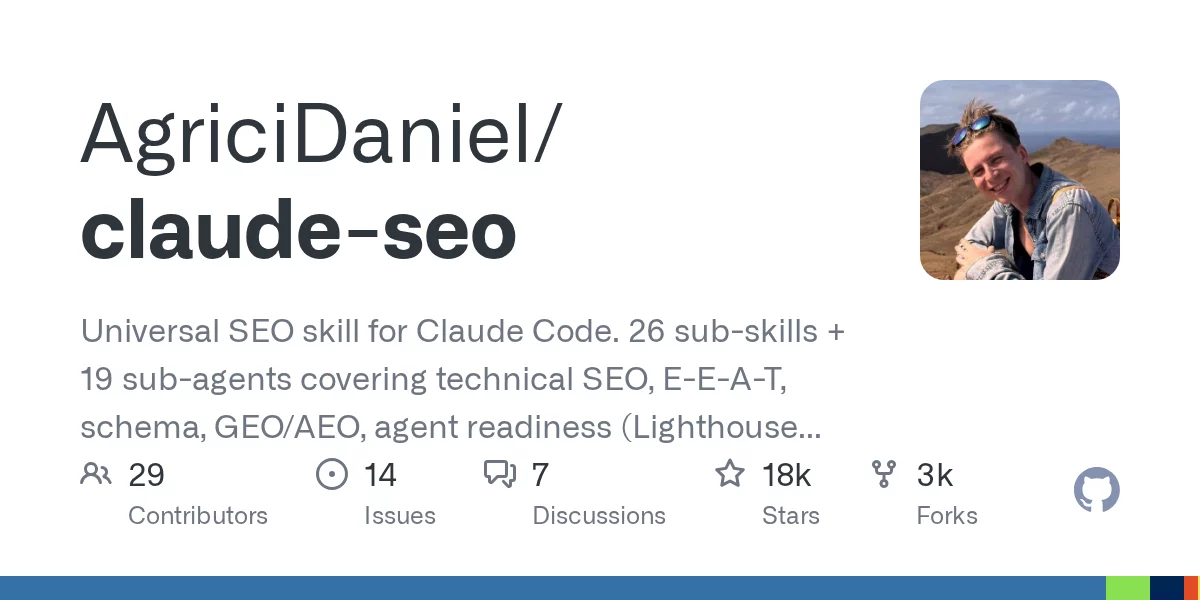 Claude SEO 网站预览