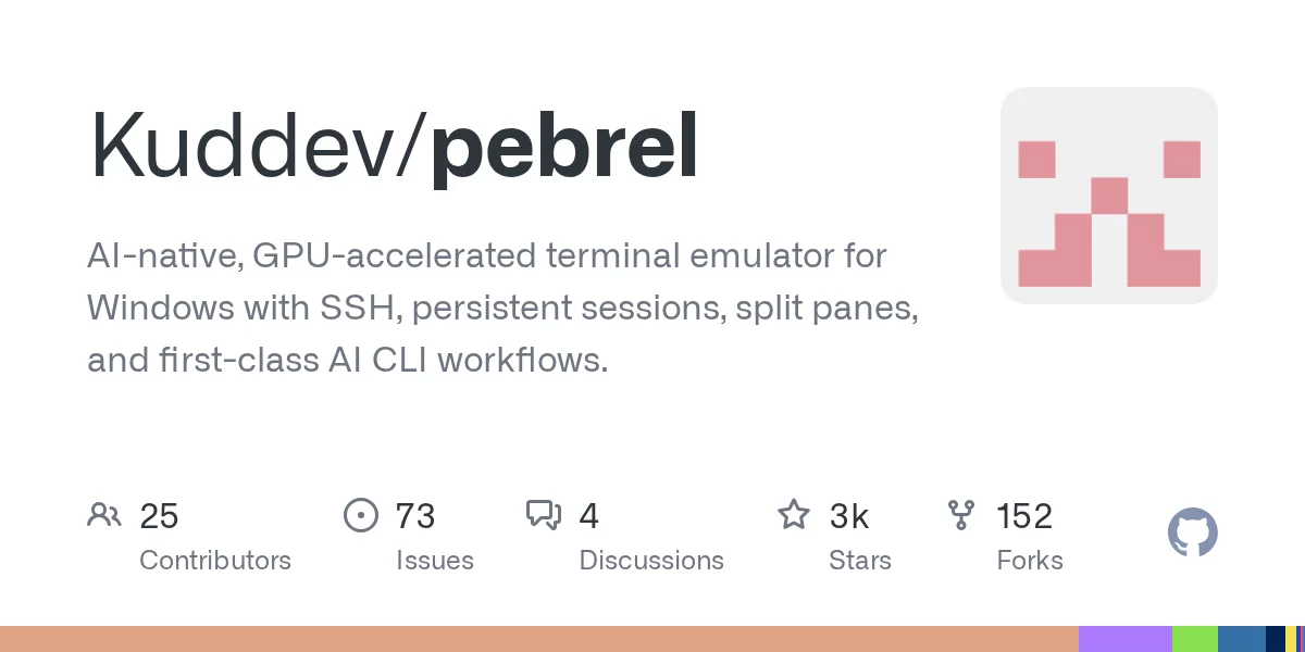 Pebrel 网站预览
