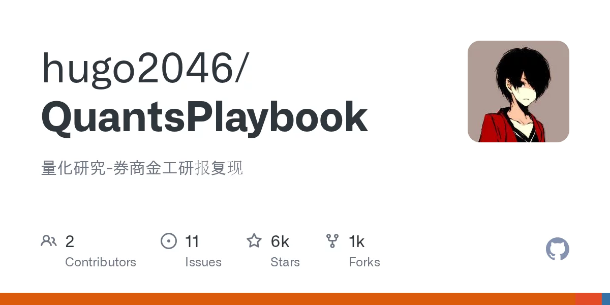 QuantsPlaybook 网站预览