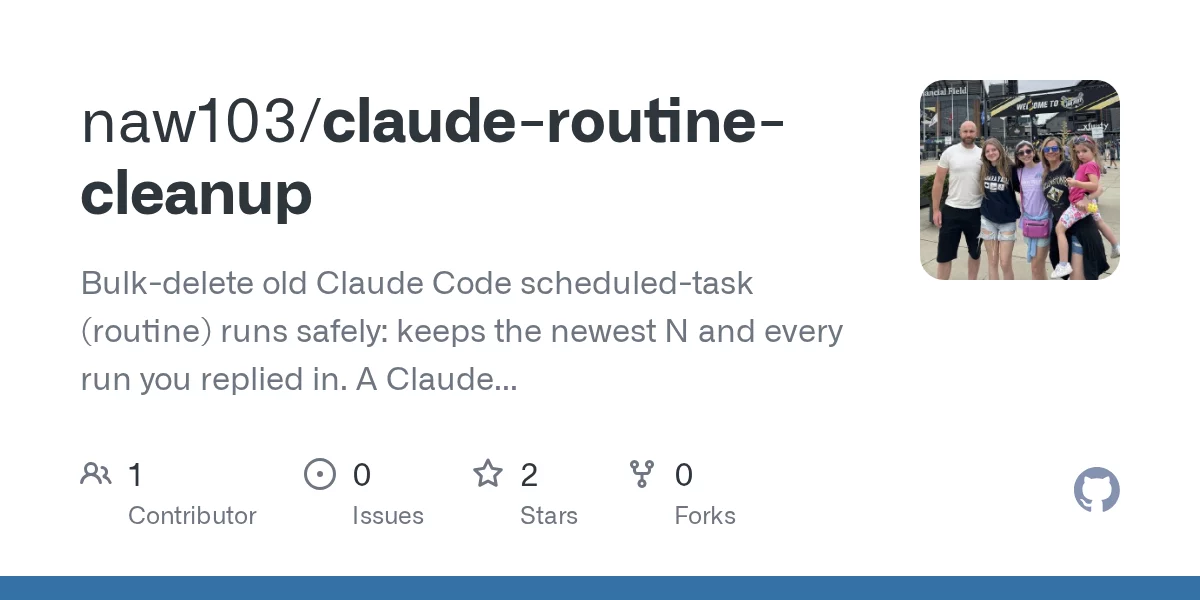 claude-routine-cleanup 网站预览