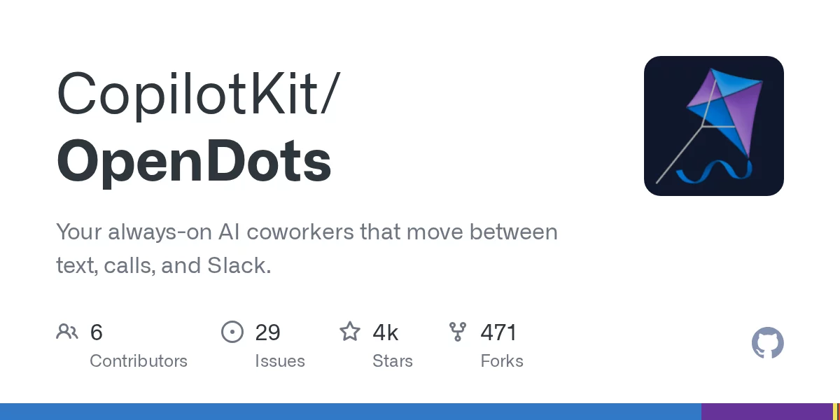OpenDots 网站预览
