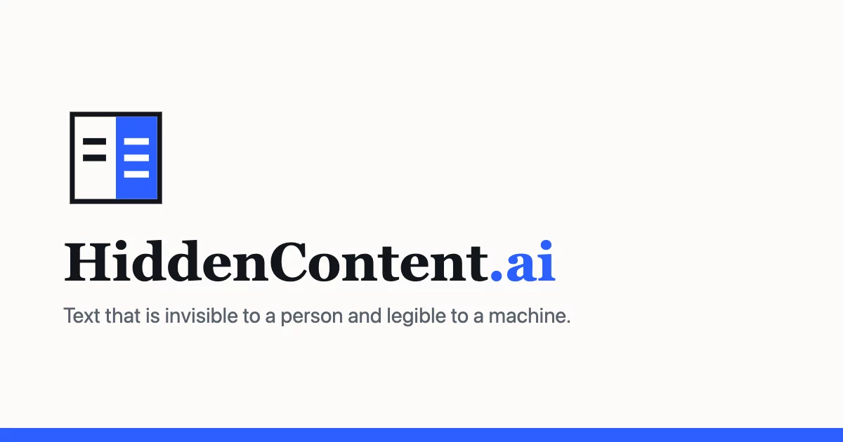 HiddenContent.ai