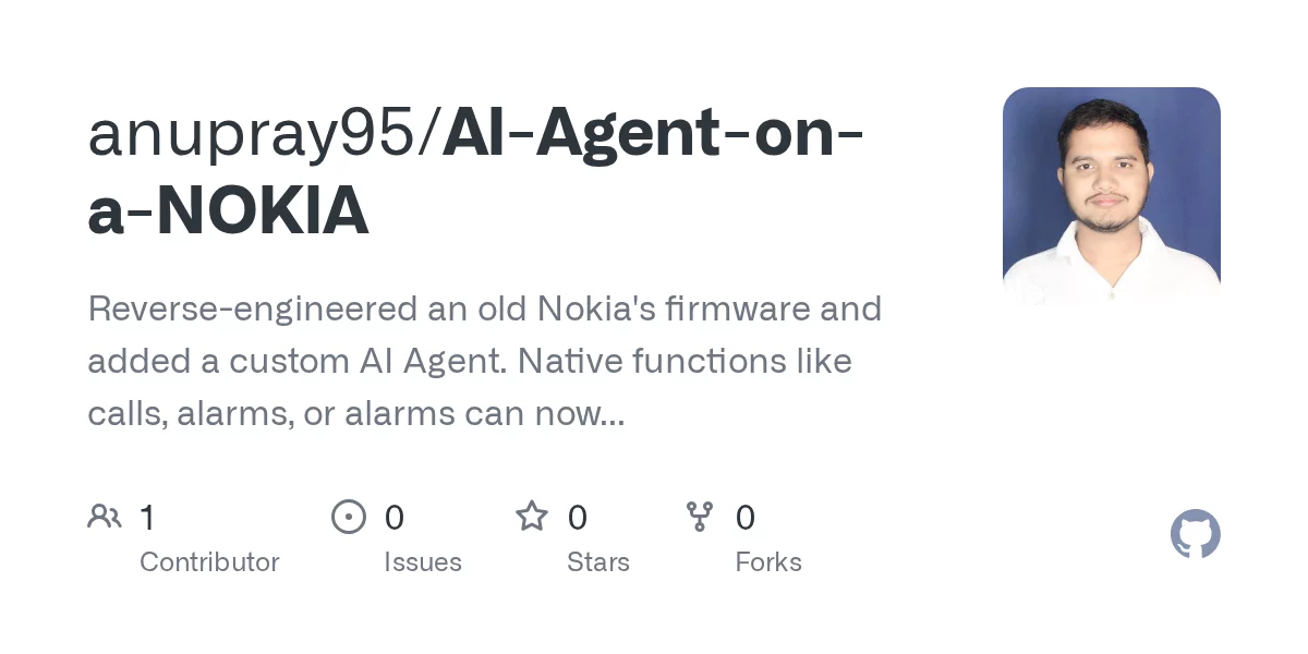 Nokia 110 上的 AI 智能体 网站预览