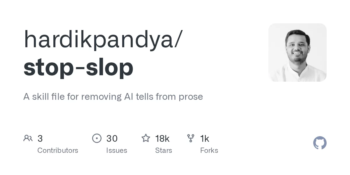 Stop Slop 网站预览