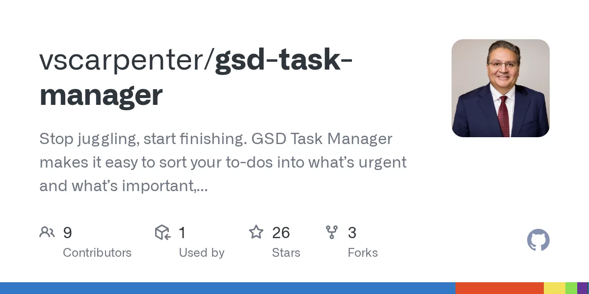 GSD Task Manager 网站预览