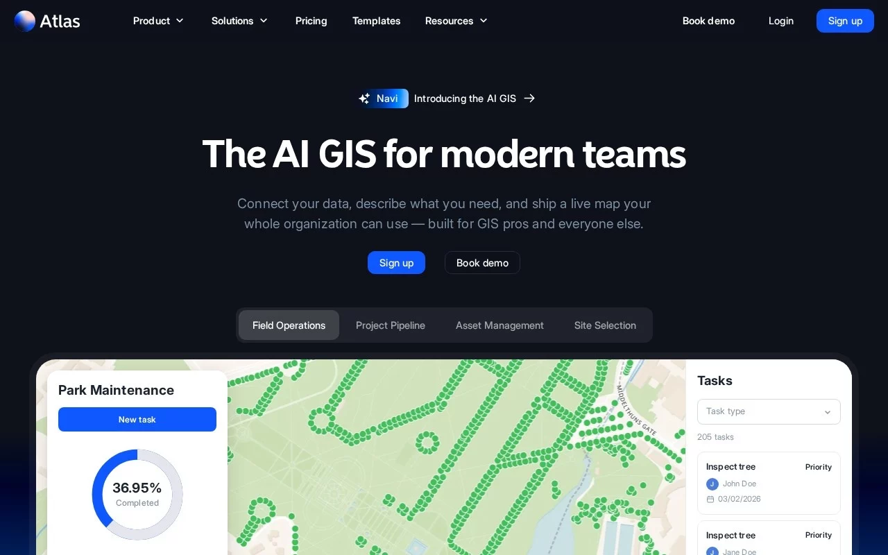 Atlas.co (Navi) 网站预览