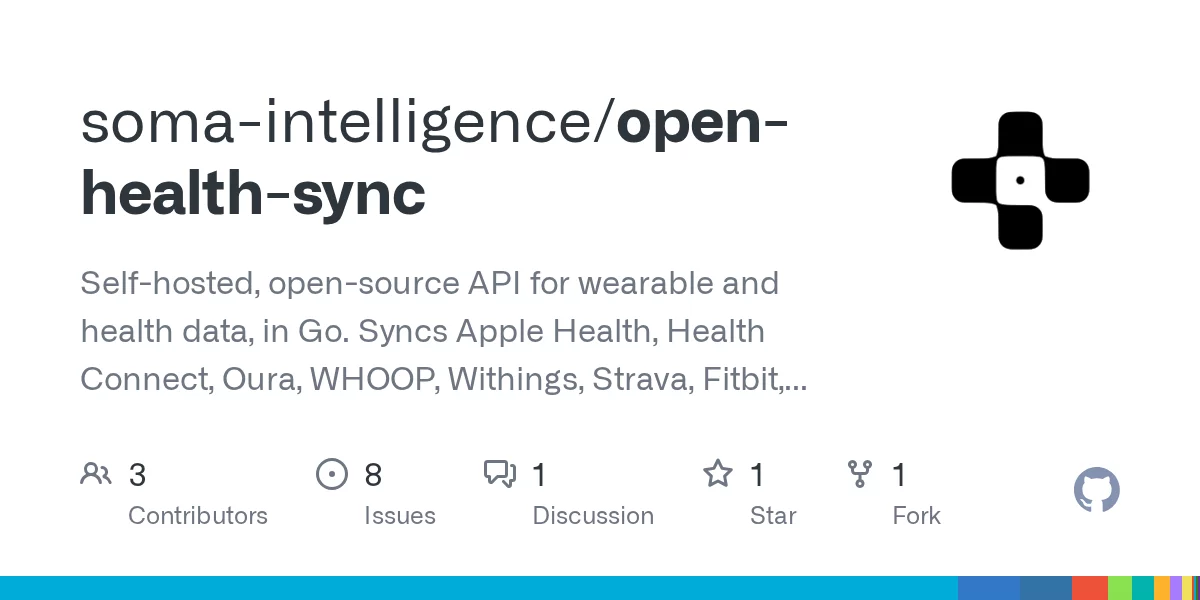 Open Health Sync 网站预览