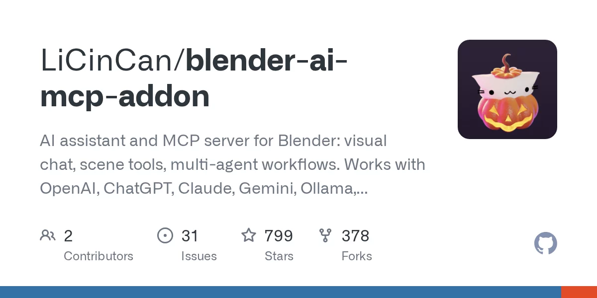 mcp-for-blender-pro 网站预览
