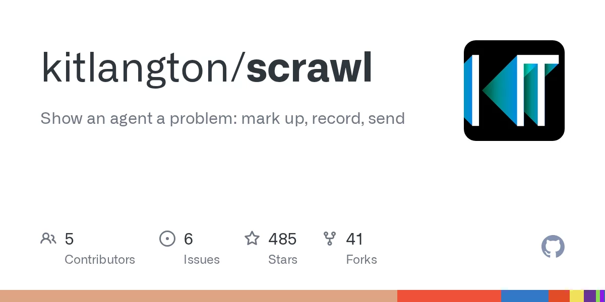 Scrawl 给Agent看问题 网站预览