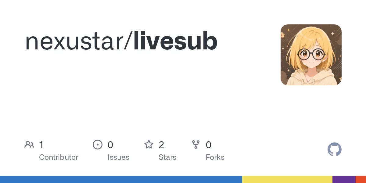 livesub 网站预览