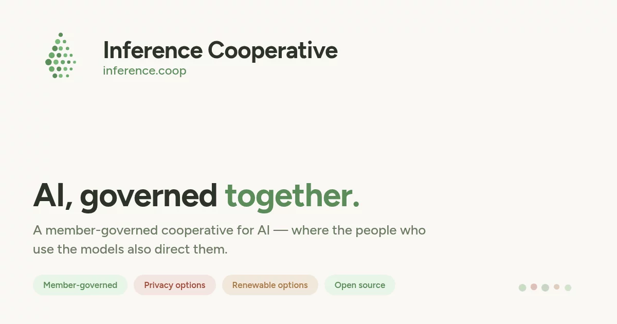 Inference Cooperative
