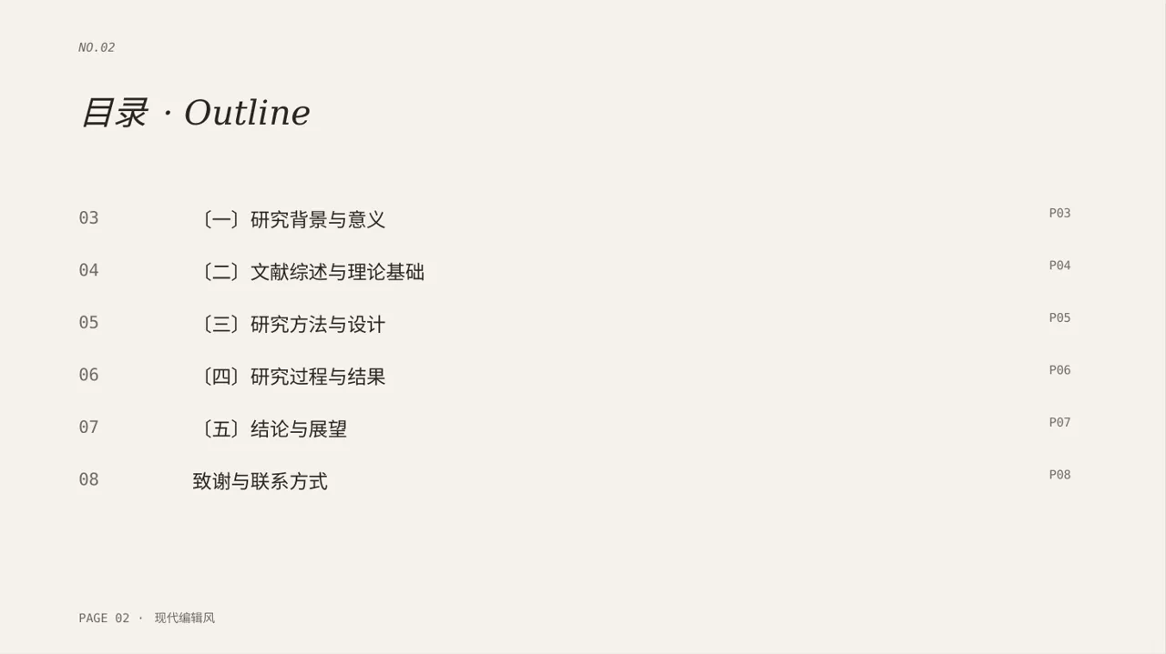经管类论文答辩PPT模板 第2页预览