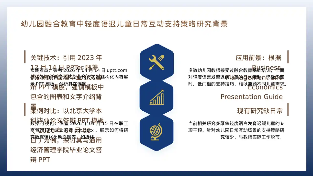 经管类论文答辩专用PPT模板 第4页预览
