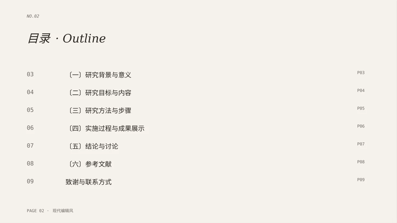 专科实践毕业设计模板 PPT 第2页预览