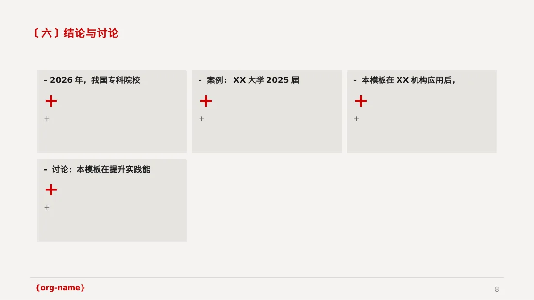 专科实践毕业设计模板 PPT 第8页预览
