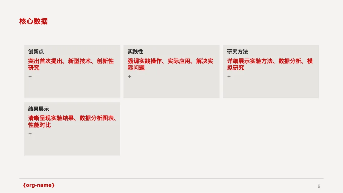专科实践毕业设计模板 PPT 第9页预览