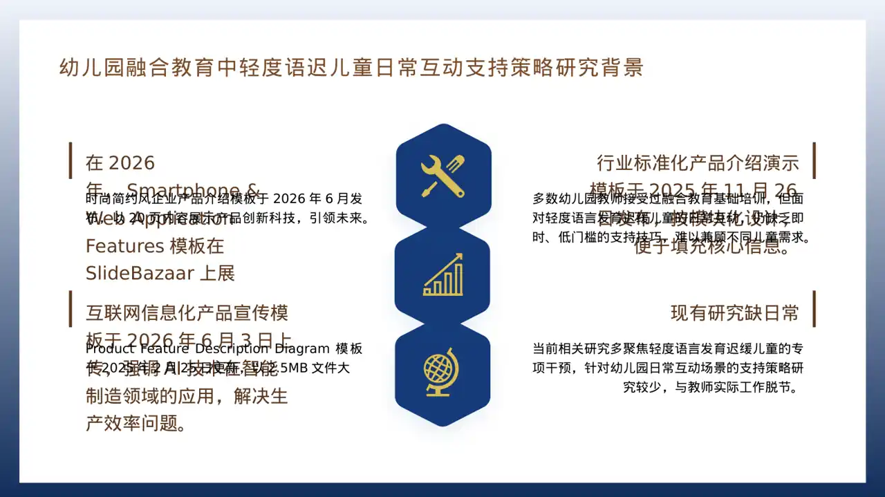 产品核心功能详细讲解模板 PPT模板 第4页预览