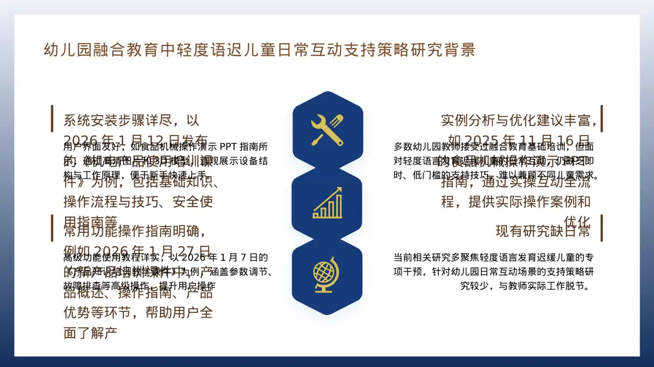 产品使用操作教学课件PPT模板（深蓝学术风）-2 第4页预览