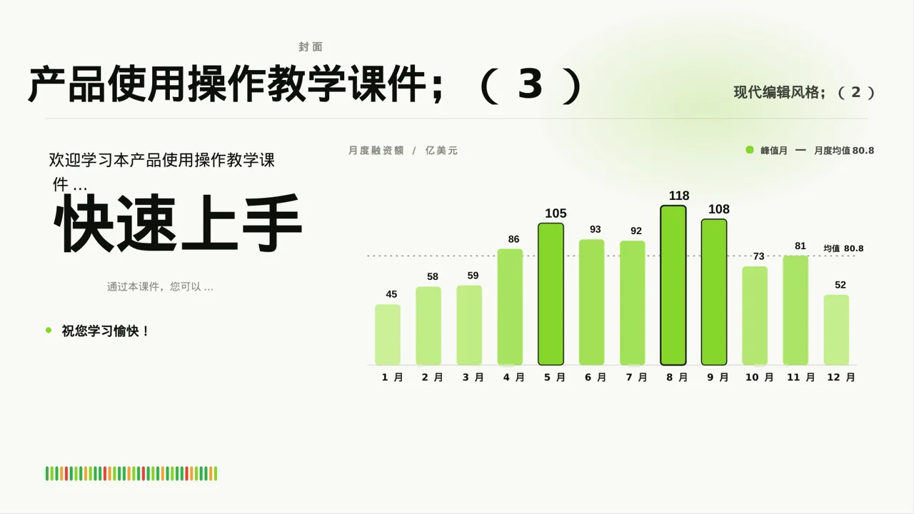 现代编辑风产品使用操作教学课件PPT模板 第3页预览