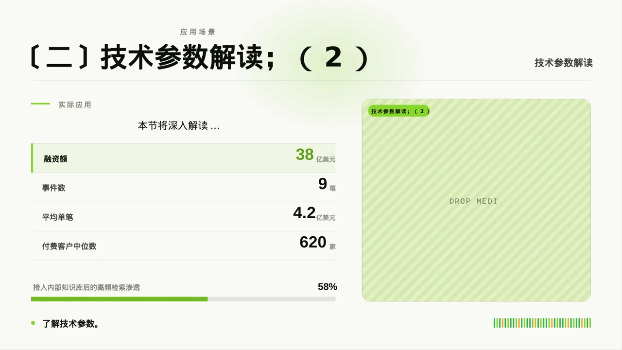 硬件产品参数讲解 PPT模板（深蓝学术风） 第5页预览