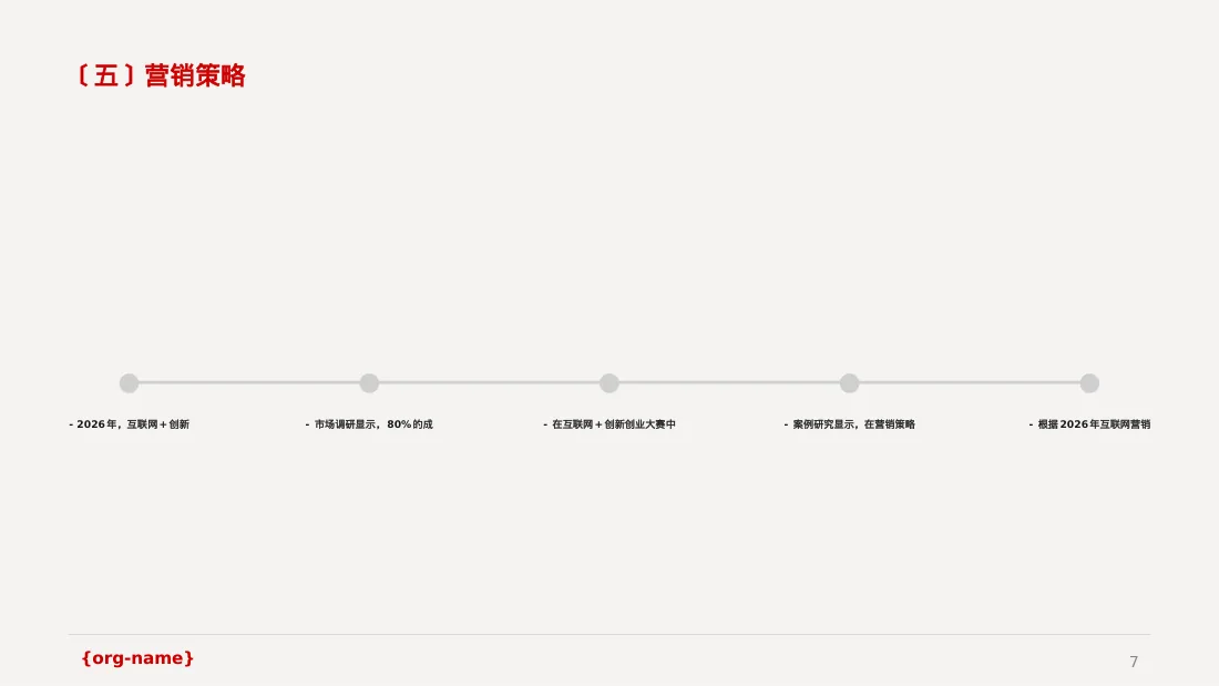 互联网+创新创业大赛商业计划PPT模板 第7页预览