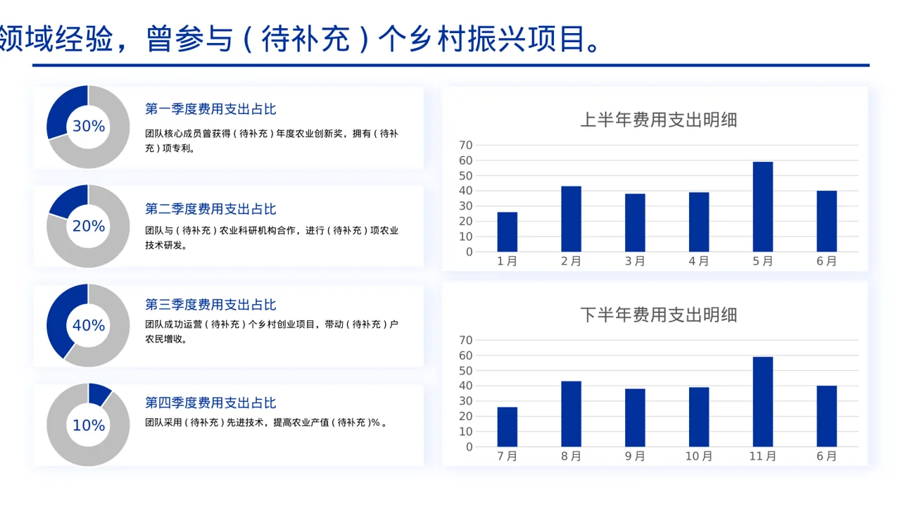 乡村创业项目参赛汇报PPT模板 第4页预览
