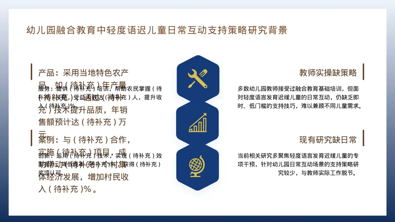 乡村创业项目参赛汇报PPT模板 第4页预览