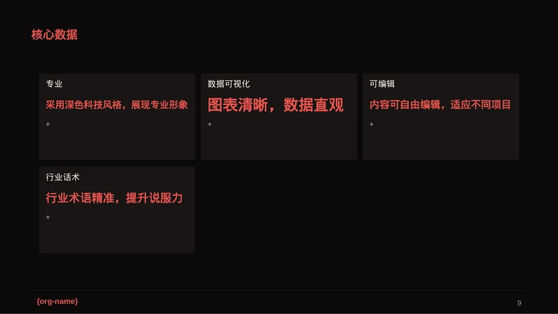 天使投资项目介绍模板 PPT模板 第9页预览