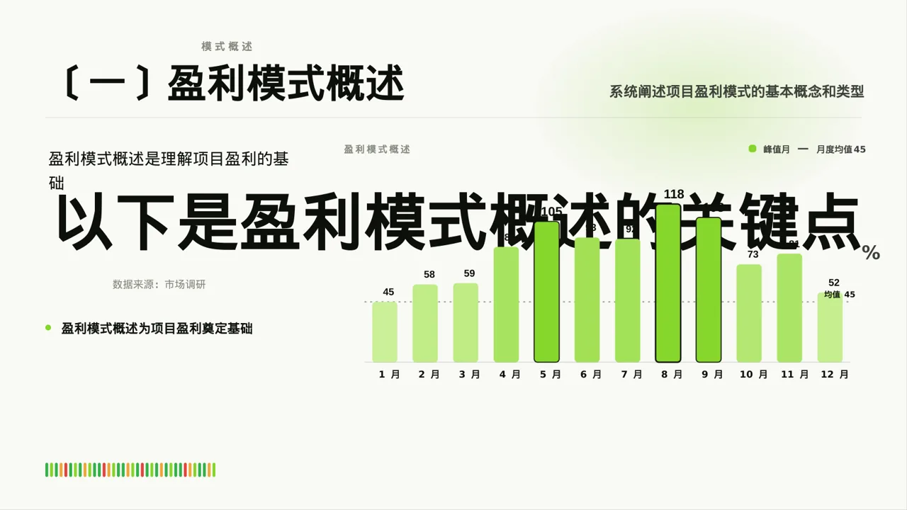 项目盈利模式专项讲解 PPT模板 第3页预览