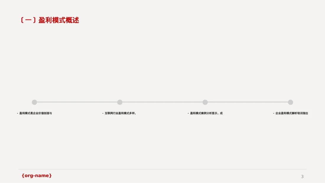 项目盈利模式专项讲解 PPT模板 第3页预览