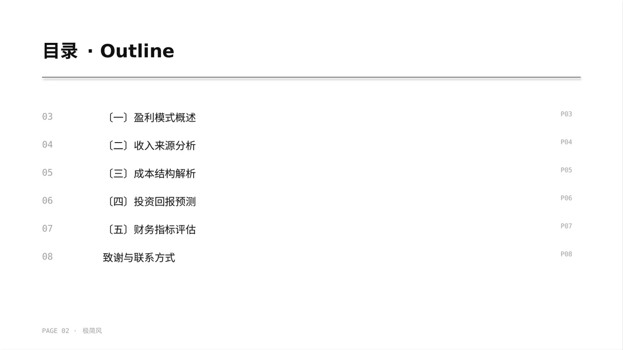 项目盈利模式专项讲解 PPT模板 第2页预览