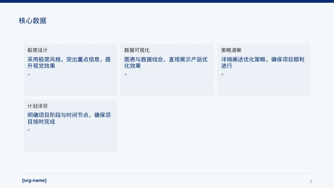 老产品优化升级汇报报告PPT模板 第9页预览