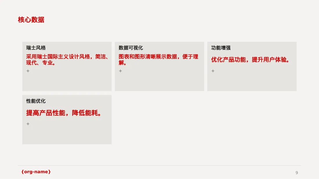 老产品优化升级汇报PPT模板 第9页预览