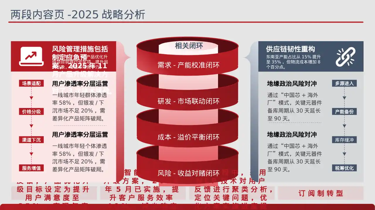老产品优化升级汇报报告PPT模板 第4页预览
