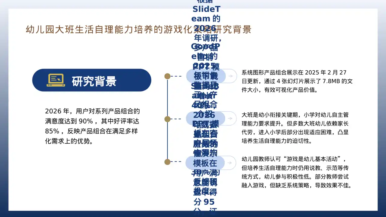 现代编辑风系列产品组合介绍模板PPT 第9页预览