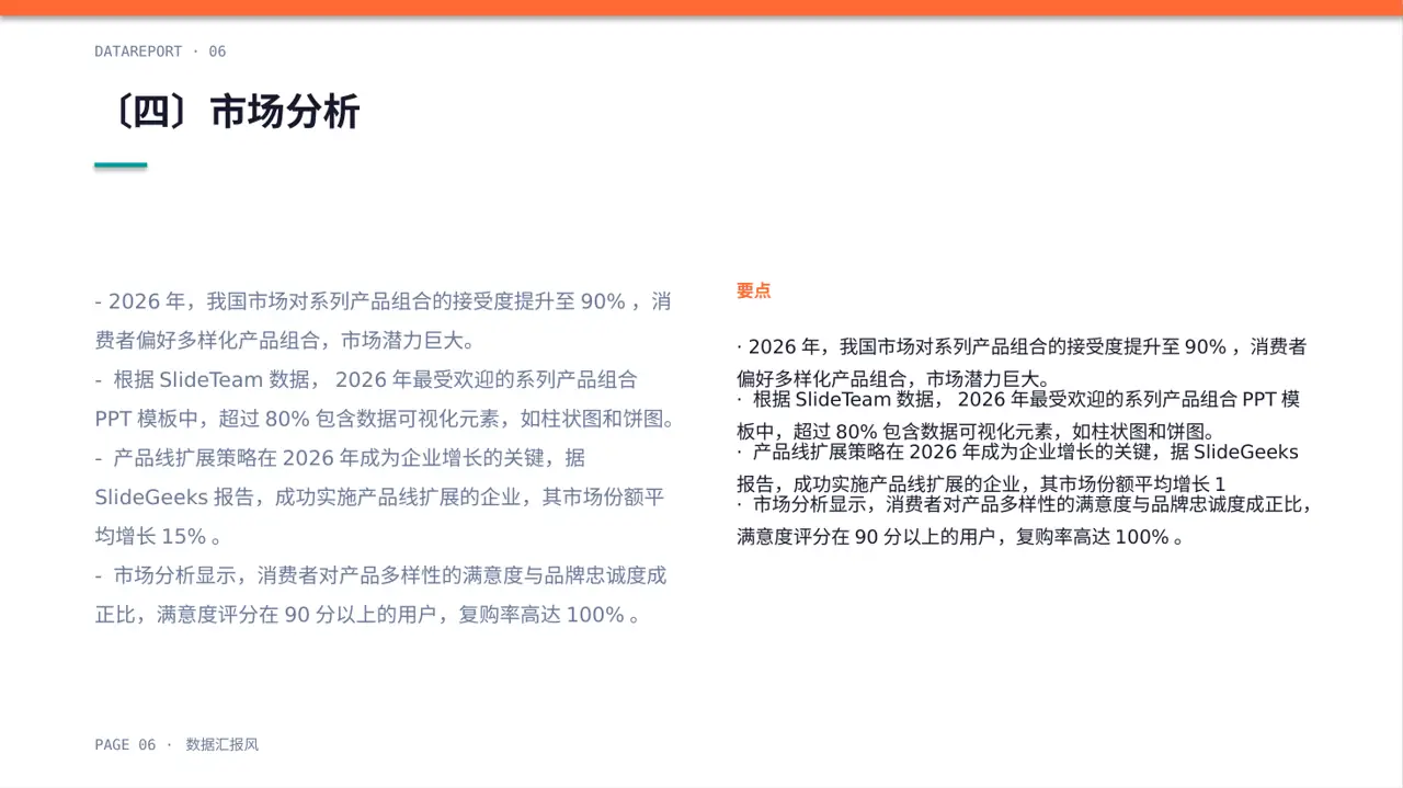系列产品组合介绍模板 PPT 第6页预览