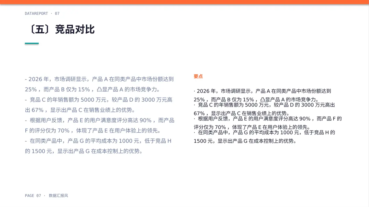 系列产品组合介绍模板 PPT 第7页预览