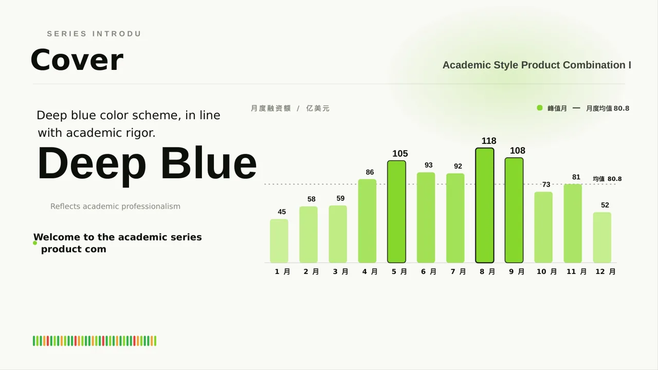 学术风系列产品组合介绍PPT模板 第3页预览